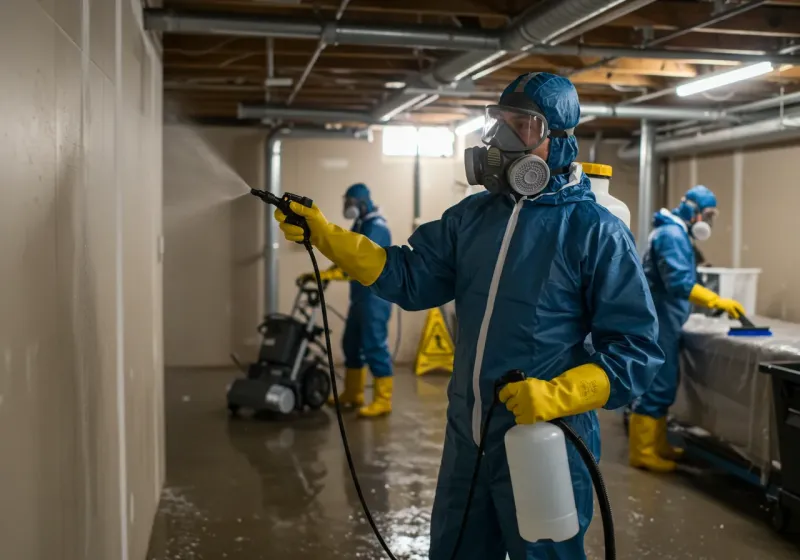 Basement Sanitization and Antimicrobial Treatment process in Sidney, NE